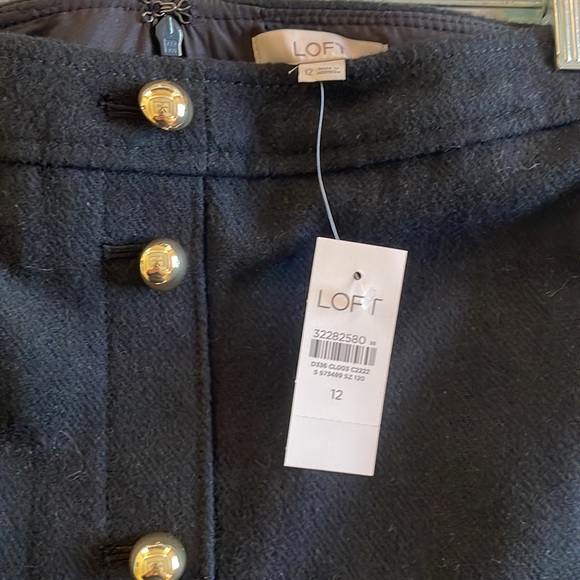 Loft black wool skirt - Picture 3 of 4